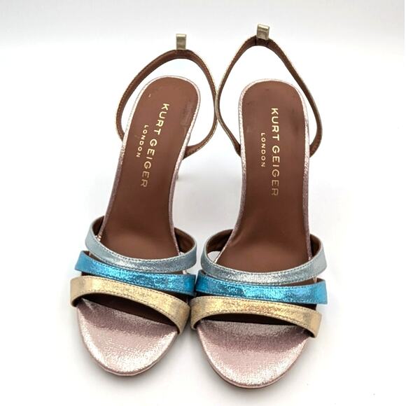 Kurt Geiger Brixton Ankle Strap Stiletto Heel Sandal Women's Size US6 EU36.5 - Picture 2 of 12